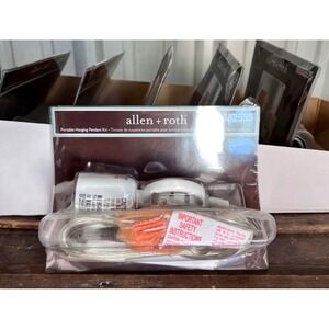 Brand New Allen + Roth Portable‎ Hanging Light Pendant Kit